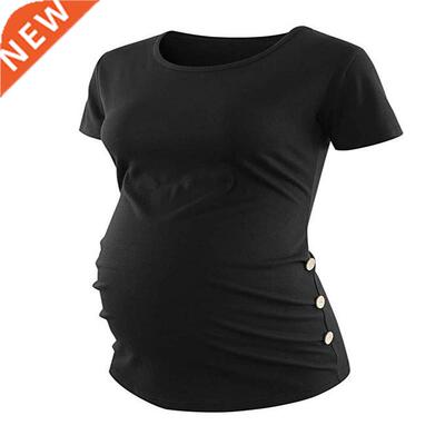 2022 new women's clothing cotton maternity ops short-sleeved