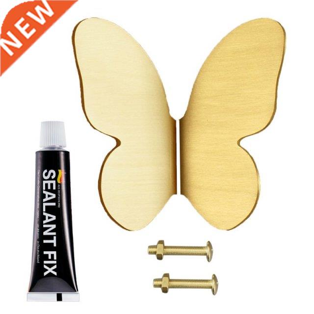 Nordic Style Brass Furniture Handles Luxury Gold Butterfly C