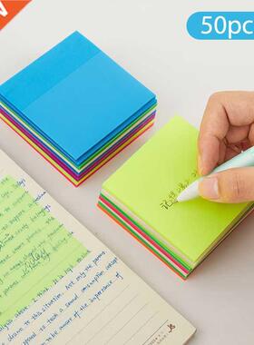 Color Transparency Sticky Note Pads Waterproof Self-Adhesive