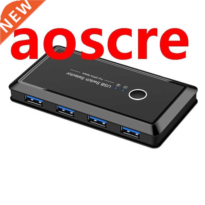 KVM Switch USB 3.0 Switch Selector 2 Port PC Sharing 4 Devic