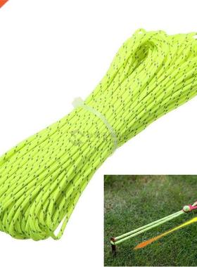 20m 3MM Reflective Guyline Camping Tent Rope Runners Guy Lin