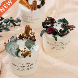 Soy Wax Fragrance Candles Romantic Pillar Candle Wedding Bir