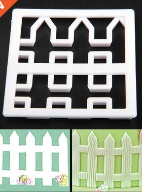 1PC Fence Shape Cake Cutter Sugarcraft Cookie Mold Fondant C