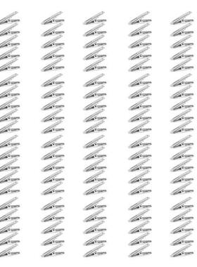 100PCS Clothes Pegs Stanless Steel Clps For Coat Pants Lau