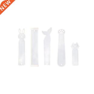 5 Pack Silicone Bookmark Mold DIY Bookmark Casting Mould Mak