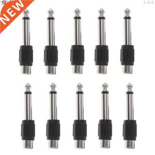 Mono RCA 6.35mm Jack Durable Female Male Pcs