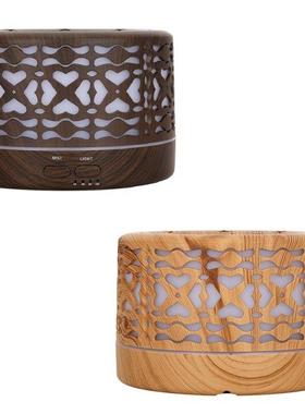 Aroma Essential Oil Diffuser 500ML Air Humidifier Wood Grain