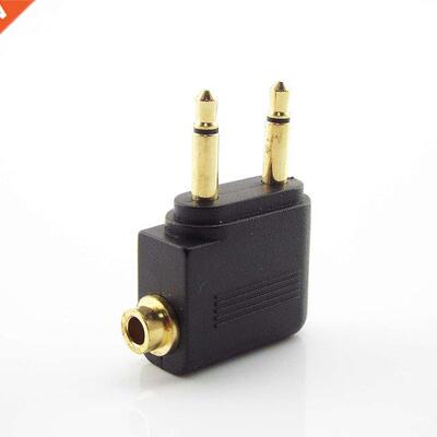 3.5mm Airline Air Plane Headphone Airplane Mono Audio Conver