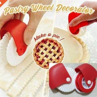 Pizza Pie Pastry Cutter Decor Lattice Kitchen
