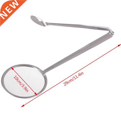 1PCS Stainless Steel Spoon Kitchen Oil-frying With Clip Kitc