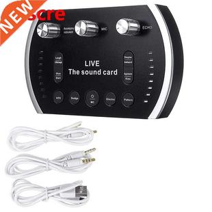 Audio Interface External Sound Live USB Internet Stream Card
