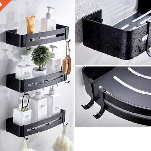 Bathroom Hanging Shelf Organizer Shower Storage Rack Black C