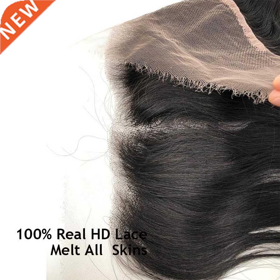 Invisible 1x6 HD Lace Frontal Melt Skin Pre plucked HD Tran