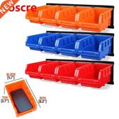 Mounted Storage Parts Box Screw Wall Rack Tool Garage