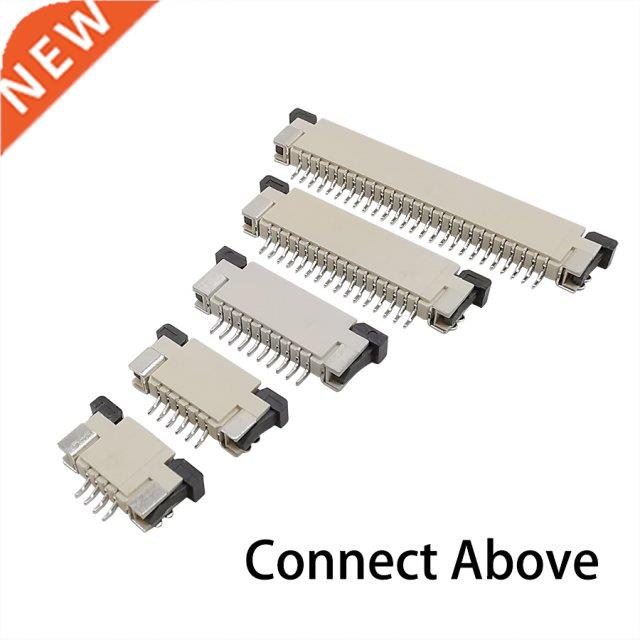 10Pcs Pitch 0.5mm 1mm FPC FFC Connector Flat Socket Cable 4P