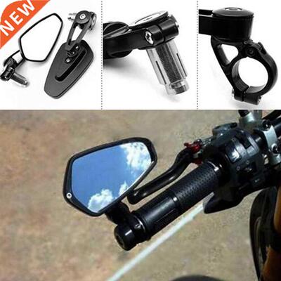 Motorcycle Mirror Handlebar Handle Bar Ends Side Mirrors For