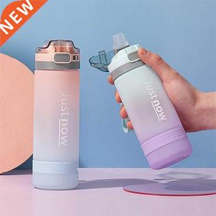 With Por New Free BPA Straw Bottle Water Fashion 600ml 500ml