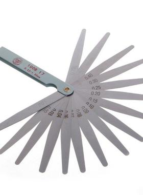 0.02 To 1mm 17 Blade Thickness Gap Metric Filler Feeler Gaug