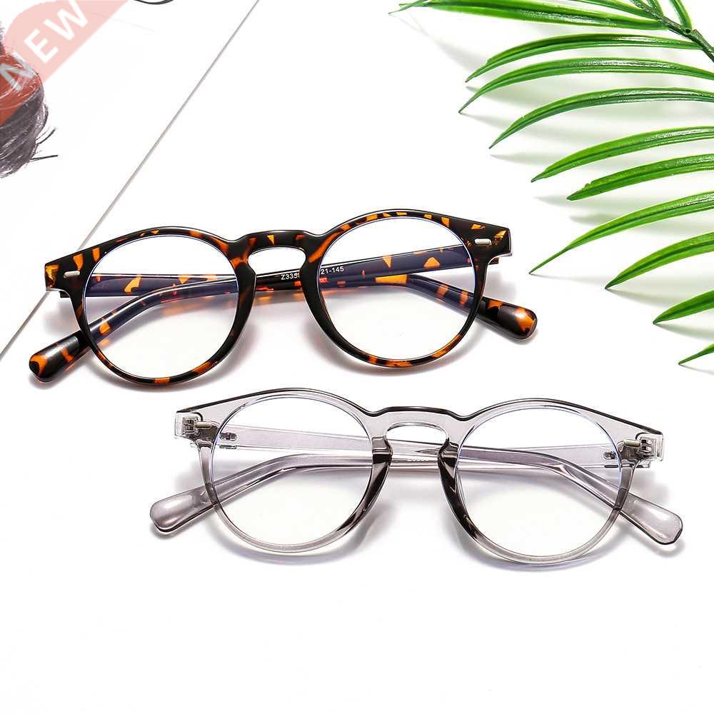 Women Classic Transparent Round Anti Blue Rays Glasses Men C