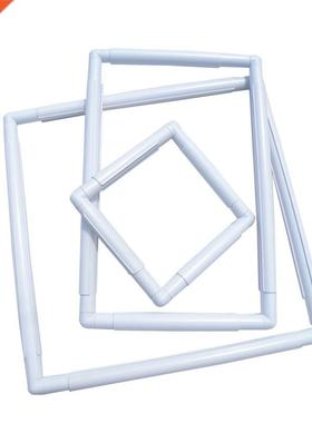 Handhold Square Shape Embroidery Plastic Frame Hoop Cross St