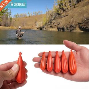 Plug Practice Improving Throwing Casting 5PCS Action Orange