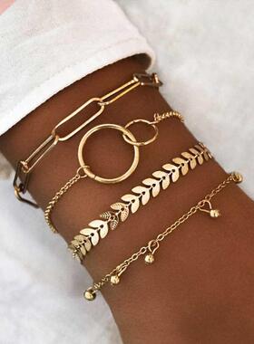 Charm Bracelets for Women Chain Bracelet Beads Pulseras Muje