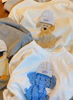 Spring Autumn New Children Long Sleeve T Shirt Cartoon Boys