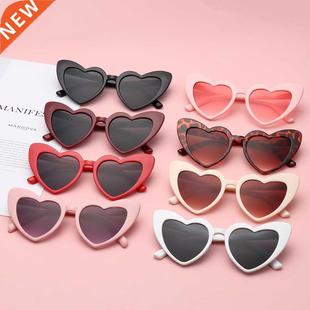Brand Designer Glasses Sunglasses Sun Women Eye Heart Cat