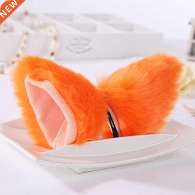New 1Pair Cat Ears Hair Clip Cosplay Party Fox Long Fur Cos