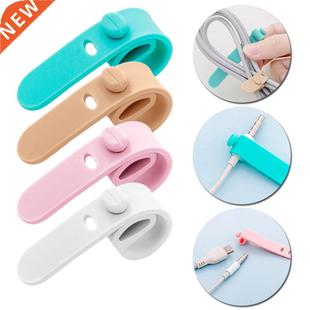 Winder Set Data Wire Organizer Cable Color Solid Desk 8pcs