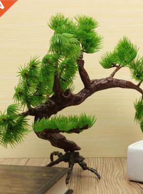 Fish Tank Aquarium Decoration Artificial Welcome Pine Plasti