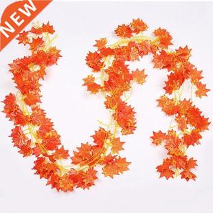 about 2.3m Window 1Pc Garland Leaves Autumn Maple