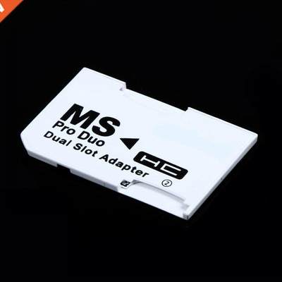 Dual Slot Micro For SD SDHC TF to Memory Stick MS Card Pro D