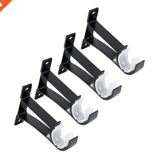 Curtain Rod Brackets Drapery Single For Aluminum Pack