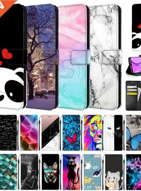 Flip Stand Leather Cover For Xiaomi Redmi 10C Wallet Phone C