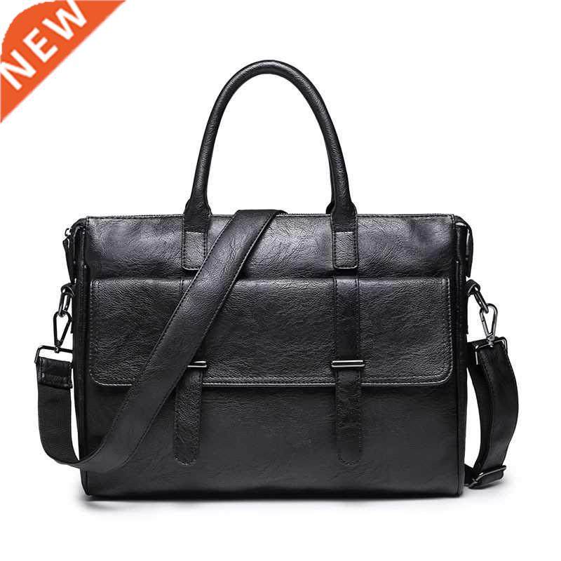KUDIAN BEAR Simple Famous Brand Business Men Briefcase Bag L