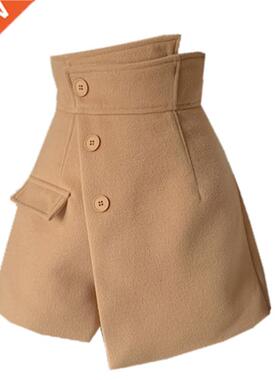 Ins Autumn Summer 2022 Women Skirt Shorts Irregular Design S