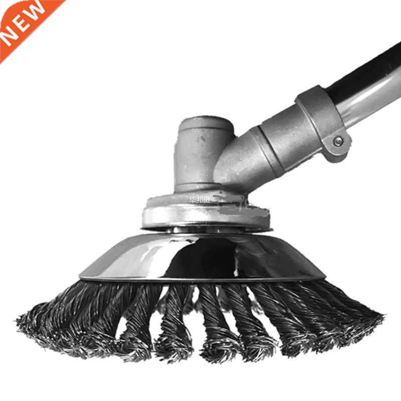 Twst Wre Wheel Trmmer Head Brush Crmped Bench Grass Weed