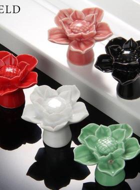 1Pc Furniture Handles Cabinet Knobs and Handles Ceramic Door