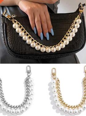 New Perl Bg strp For Hndbg Belt DIY Purse Replcement H