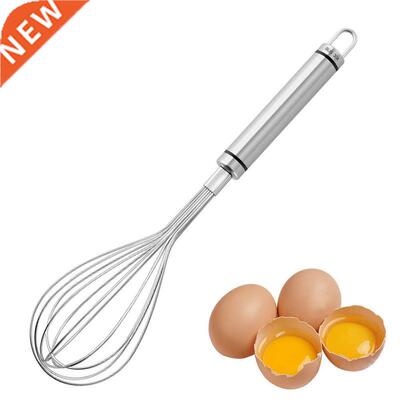 Egg Beater Stainless Steel Egg Whisk Manual Egg Stirrer Kitc
