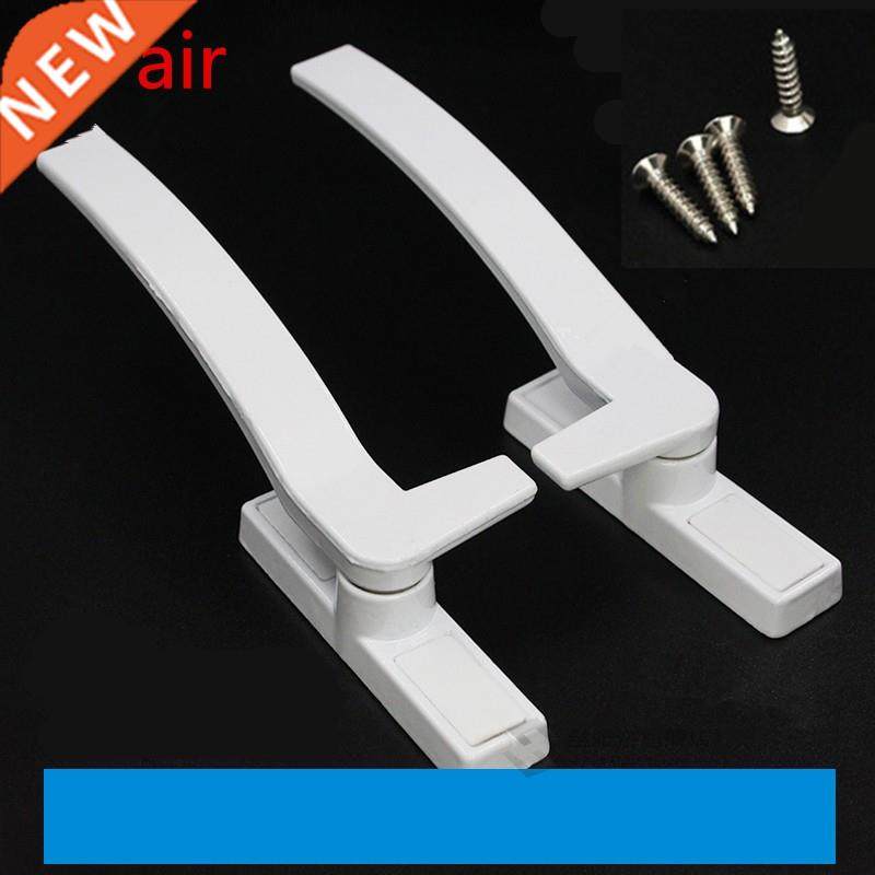 *1 Pair White Replacet PVC Window Handles Hand Zinc Alloy Wi