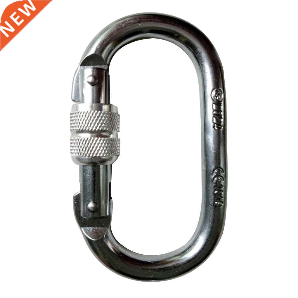 Portable Outdoor Mountaineering Hook Rescue Clip O Shape Scr