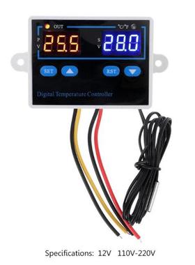 C/F Digital Thermostat Temperature Controller 10A Direct Out
