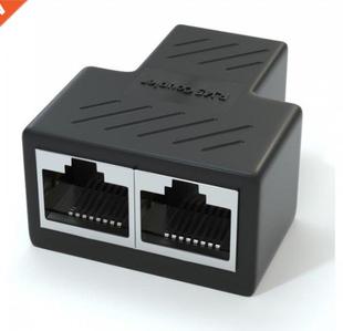 Connector Cabl Female RJ45 Ethernet Network Ways 2pcs