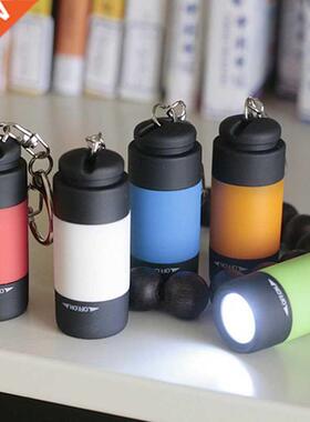 Portable LED Light USB Rechargeable Outdoor Waterproof Keych