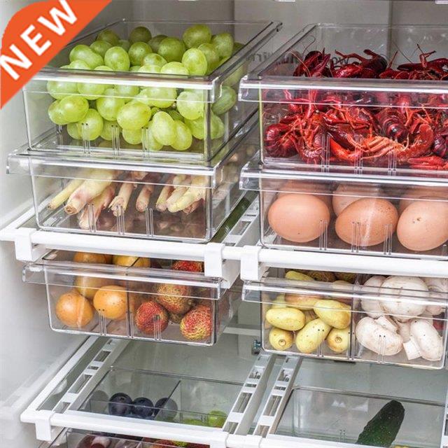 Refrigerator Organizer Drawer Storage ox Pulling Type Refri