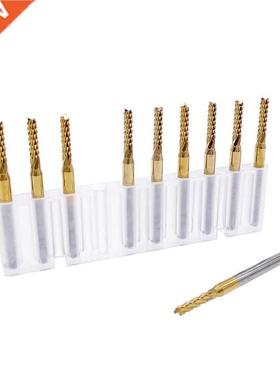 10pcs 0.6-.175mm PCB Machine Engraving Bit End Mill Milling