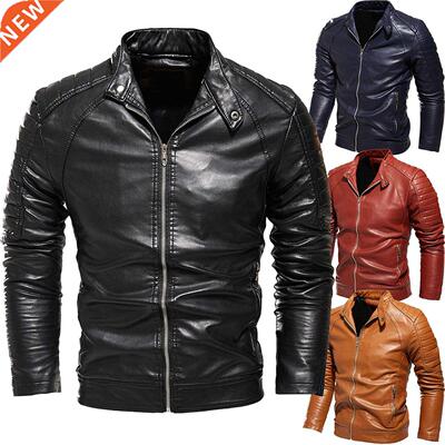 Autumn Winter Leather Jacket For Men Hiking Travel Jacket Ca