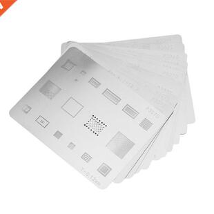 22PCS Mobile Phone IC Chip BGA Resolder Template Kit, Suitab